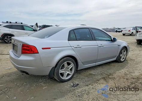 2004 Acura Tl z USA, uszkodzony, nr VIN 19UUA66284A058496